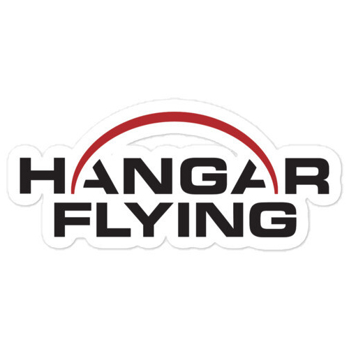 Hangar Flying Trucker Sticker